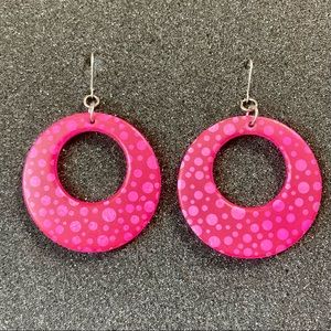 Pink Dot Earrings